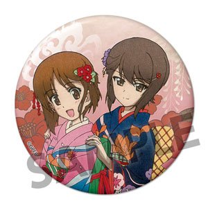 Girls und Panzer das Finale Oarai Beautiful Sisters Chart 76mm Can Badge (Anime Toy)