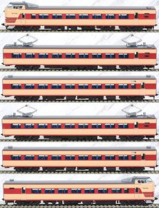 1/80(HO) J.N.R. Limited Express Train Series 381 (KUHA381-100) Standard Set (Basic 6-Car Set) (Model Train)