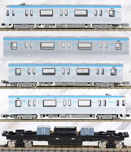 リニア地下鉄道コレクション 仙台市交通局 2000系 東西線 (銀帯) 4両セットA (4両セット) (鉄道模型)