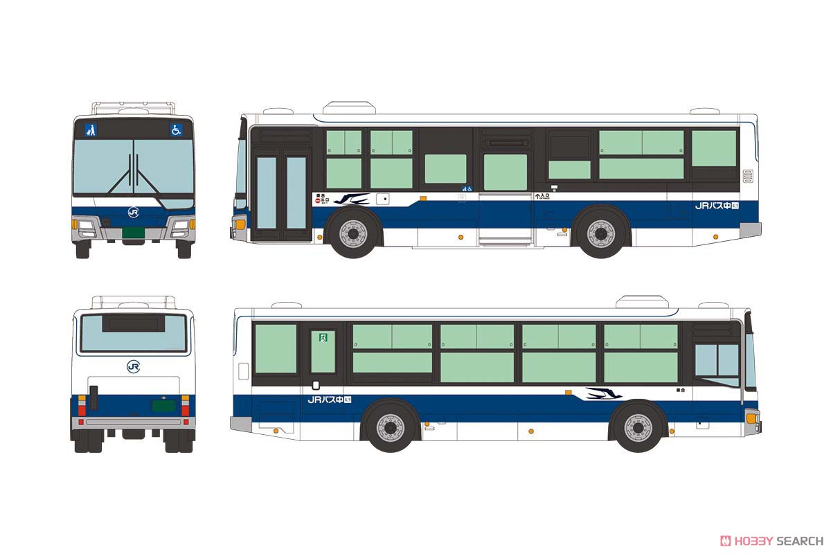 全国バスコレクション [JB082] 中国ジェイアールバス (広島県・山口県・島根県) (鉄道模型) その他の画像1