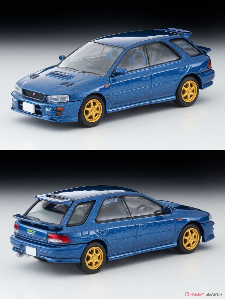 TLV-N274a Subaru Impreza Pure Sportwagon WRX STi Ver.VI Limited 1999 (Blue) (Diecast Car) Item picture1