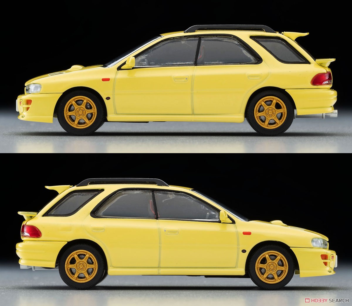 TLV-N274b Subaru Impreza Pure Sportwagon WRX STi Ver.VI 1999 (Yellow) (Diecast Car) Item picture2