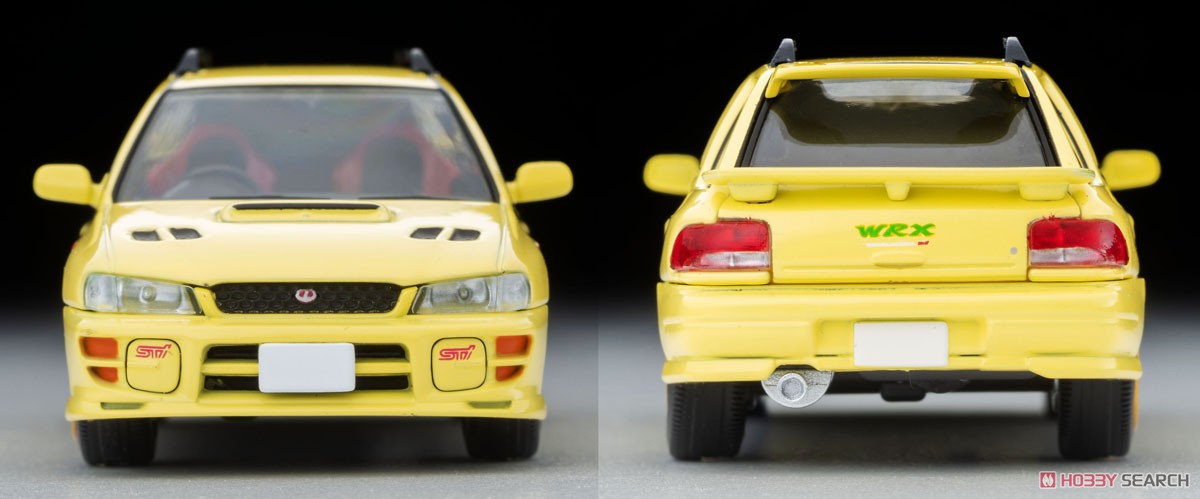 TLV-N274b Subaru Impreza Pure Sportwagon WRX STi Ver.VI 1999 (Yellow) (Diecast Car) Item picture3