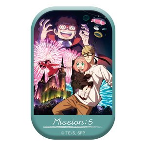 SPY×FAMILY スクエア缶バッジ MISSION：5 「合否の行方」 メインビジュアル (キャラクターグッズ)