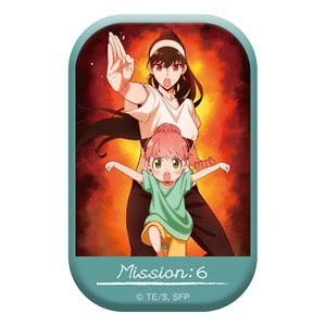 Spy x Family Square Can Badge Mission:6 [The Friendship Scheme] Main Visual (Anime Toy)