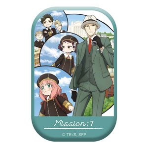 SPY×FAMILY スクエア缶バッジ MISSION：7 「標的の次男」 メインビジュアル (キャラクターグッズ)