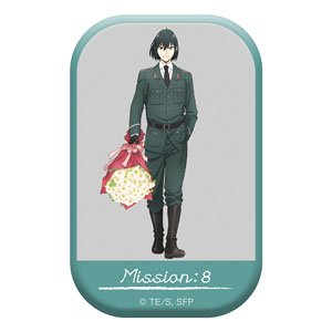Spy x Family Square Can Badge Mission:8 [The Counter-Secret Police Cover Operation] Main Visual (Anime Toy)