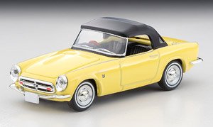 TLV-200b Honda S800 Closed Top (Yellow) (Diecast Car)