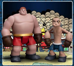 5 Points/ Popeye: Popeye & Oxheart 3.75 Inch Action Figure Set (Completed)