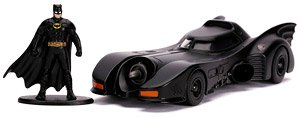 1989 Batmobile w/Batman Batman - The Movie - (Diecast Car)