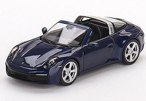 Porsche 911 Targa 4S Gentiana Blue Metallic (RHD) (Diecast Car)