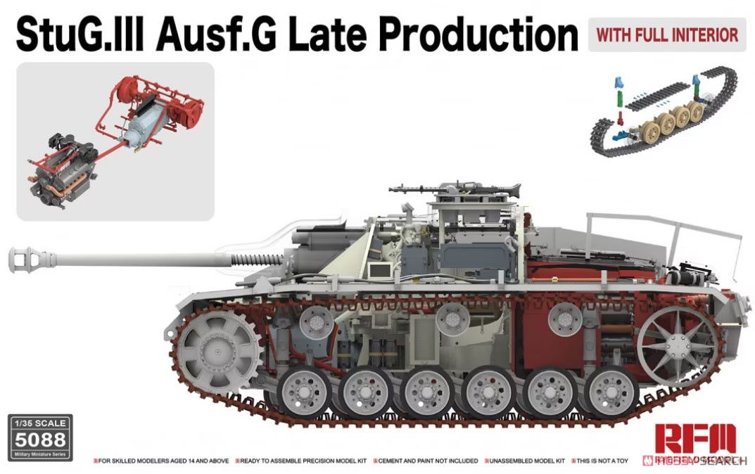 StuG.III Ausf.G Late Production with Full Interior (Plastic model) Other picture1
