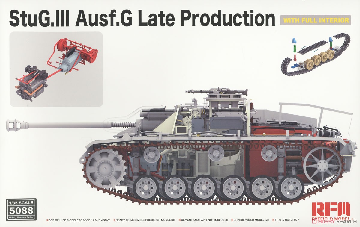StuG.III Ausf.G Late Production with Full Interior (Plastic model) Package1