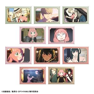 Spy x Family Trading Square Can Badge (Set of 10) (Anime Toy)