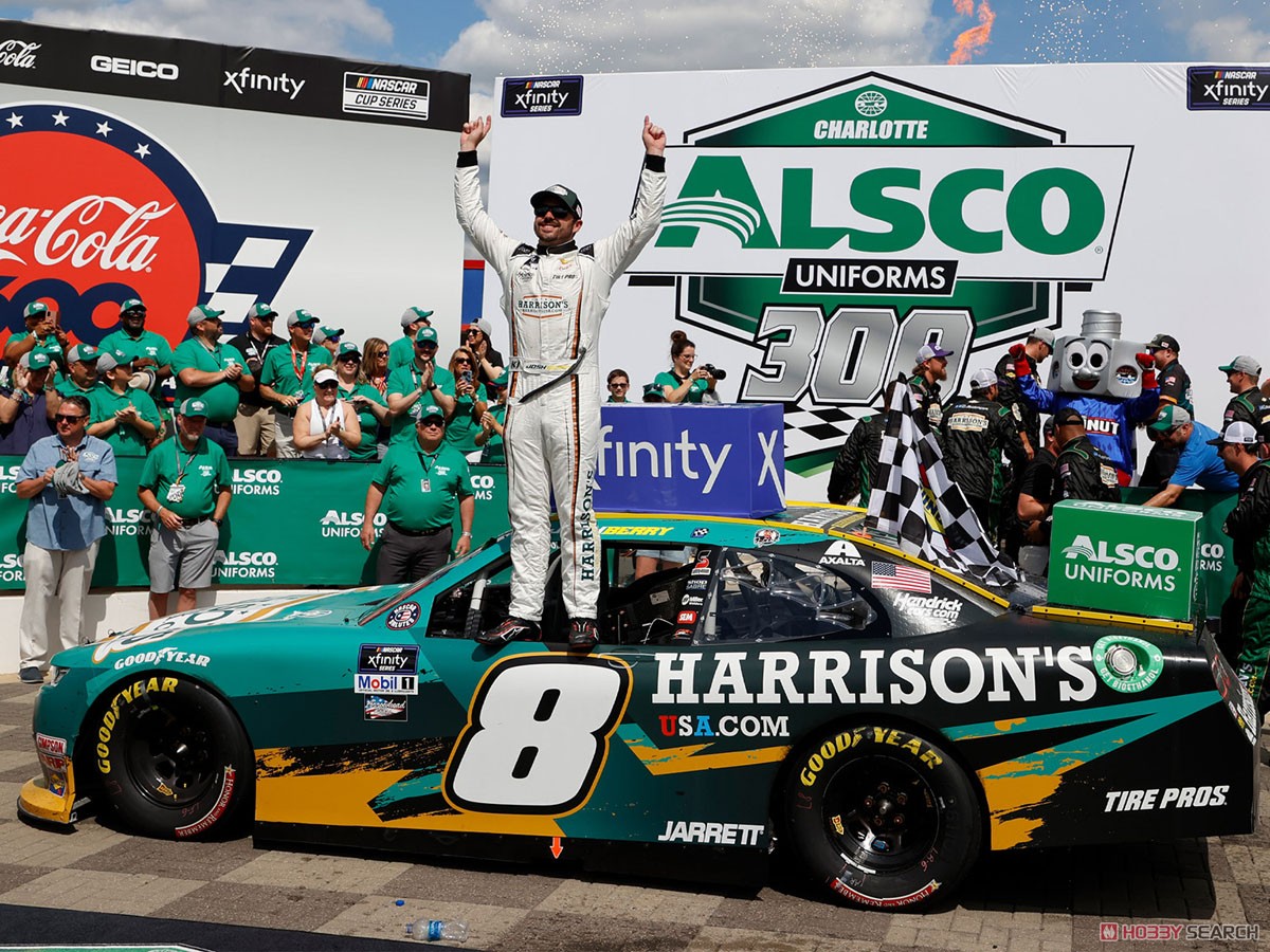 `ジョシュ・ベリー` #8 ハリソンズUSA シボレー カマロ NASCAR Xfinityシリーズ 2022 Alsco ユニフォーム 300 ウィナー (ミニカー) その他の画像1