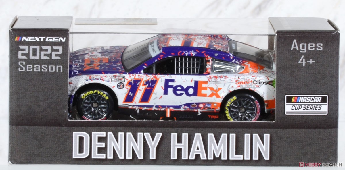 Denny Hamlin 2022 Fedex Ground Charkotte Raced Win Toyota Camry NASCAR 2022 Coca-Cola 600 Winner (Diecast Car) Package1