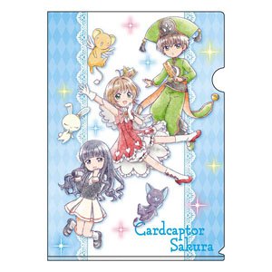 Cardcaptor Sakura: Clear Card Mini Chara A4 Clear File Assembly B (Anime Toy)