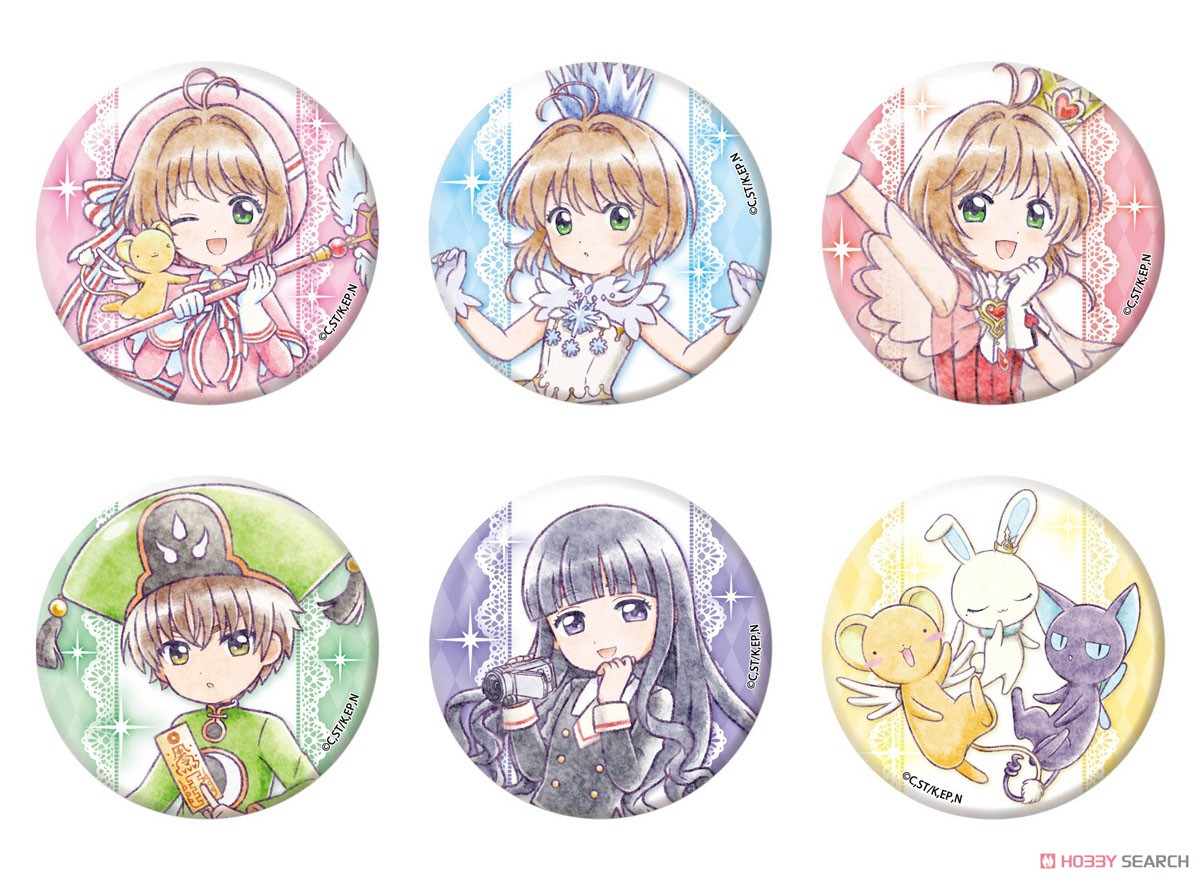 Cardcaptor Sakura: Clear Card Mini Chara Can Badge Sakura Kinomoto B (Anime Toy) Other picture1