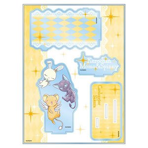 Cardcaptor Sakura: Clear Card Mini Chara Acrylic Diorama Kero-chan & Suppi & Momo (Anime Toy)