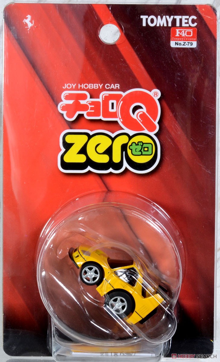 チョロQ zero Z-79b フェラーリ F40 コンペティツィオーネ (黄) (チョロQ) パッケージ1