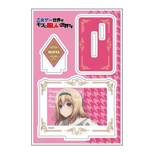 Trapped in a Dating Sim: The World of Otome Games Is Tough for Mobs Acrylic Stand Jr. Olivia (Anime Toy)