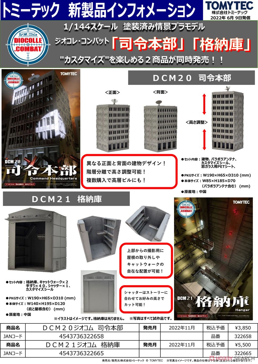 DCM20 ジオ・コム 司令本部 (プラモデル) その他の画像2