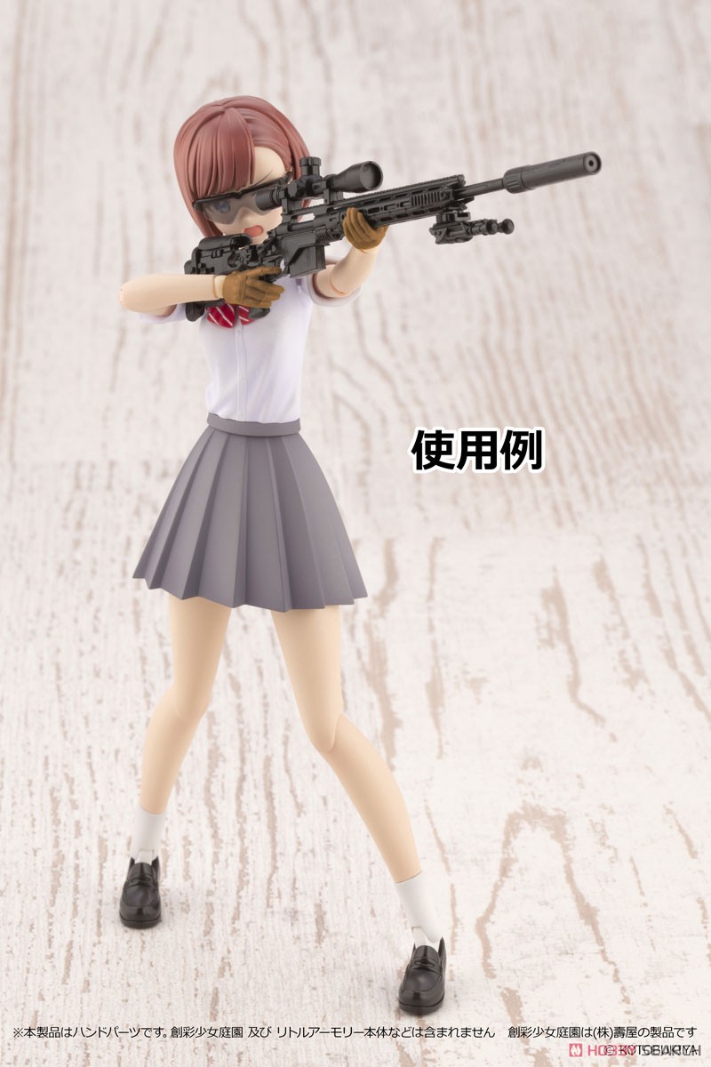 1/12 Little Armory (LAOP09) Tactical Gloves for Sousai Shojo Teien (Tan) (Plastic model) Other picture3