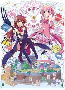 The Demon Girl Next Door 2-Chome Big Acrylic Table Clock (Anime Toy)