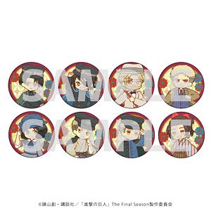 Can Badge [Attack on Titan] 35 (Retro Art) (Set of 8) (Anime Toy)