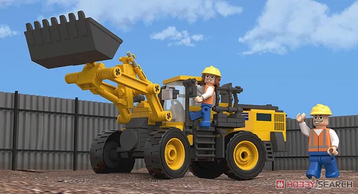 Komatsu Wheel Loader Block Set (Block Toy) その他の画像2