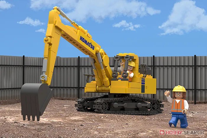Komatsu Excavator Block Set (Block Toy) その他の画像2