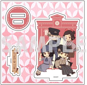Acrylic Figure Plate [Attack on Titan] 16 Pieck & Porco & Falco & Gabi (Retro Art) (Anime Toy)
