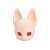 Piccodo Series Resin Head for Deformed Doll Furry Fox Doll White (Fashion Doll) Item picture1