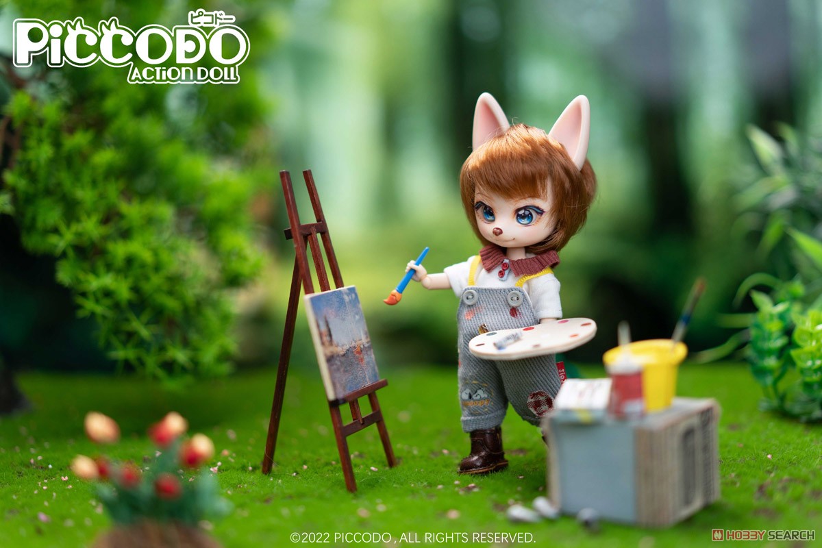 Piccodo Series Resin Head for Deformed Doll Furry Fox Doll White (Fashion Doll) Other picture18