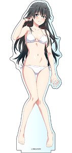 My Teen Romantic Comedy Snafu [Especially Illustrated] Big Acrylic Stand Yukino (White Bikini) (Anime Toy)