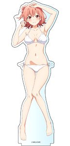 My Teen Romantic Comedy Snafu [Especially Illustrated] Big Acrylic Stand Yui (White Bikini) (Anime Toy)