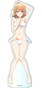 My Teen Romantic Comedy Snafu [Especially Illustrated] Big Acrylic Stand Iroha (White Bikini) (Anime Toy)