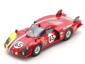 Alfa Romeo 33/2 No.65 24H Le Mans 1968 S.Trosch - K.von Wendt (Diecast Car)