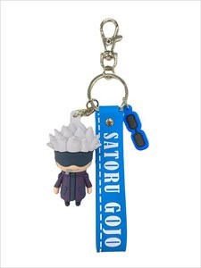 Jujutsu Kaisen Cutie1 Satoru Gojo Rubber Key Ring (Anime Toy)