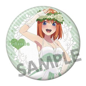 映画 五等分の花嫁 76mm缶バッジ 中野四葉 ウェディングドレス ver. (キャラクターグッズ)