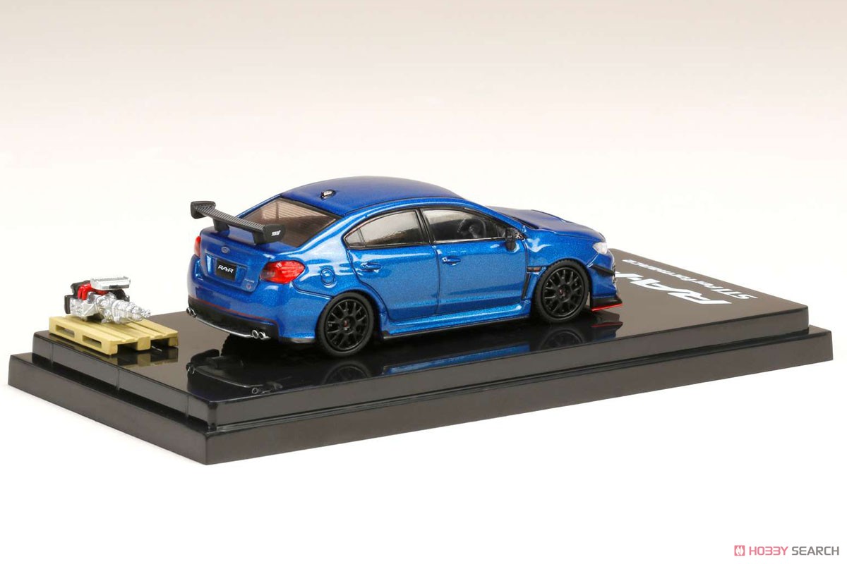 スバル WRX STI RA-R オプション装着車 / エンジンディスプレイモデル付 WR ブルーパール (ミニカー) 商品画像2