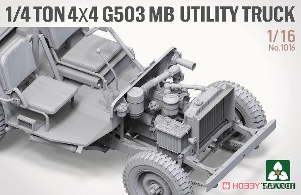 米陸軍 1/4トン 4X4 G503 ユーティリティトラック (プラモデル) その他の画像3