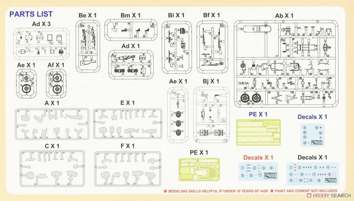 WWII US Paratroops w/Cushman Parascooter, NW Europe,1944 (Set 3) (Plastic model) Assembly guide4