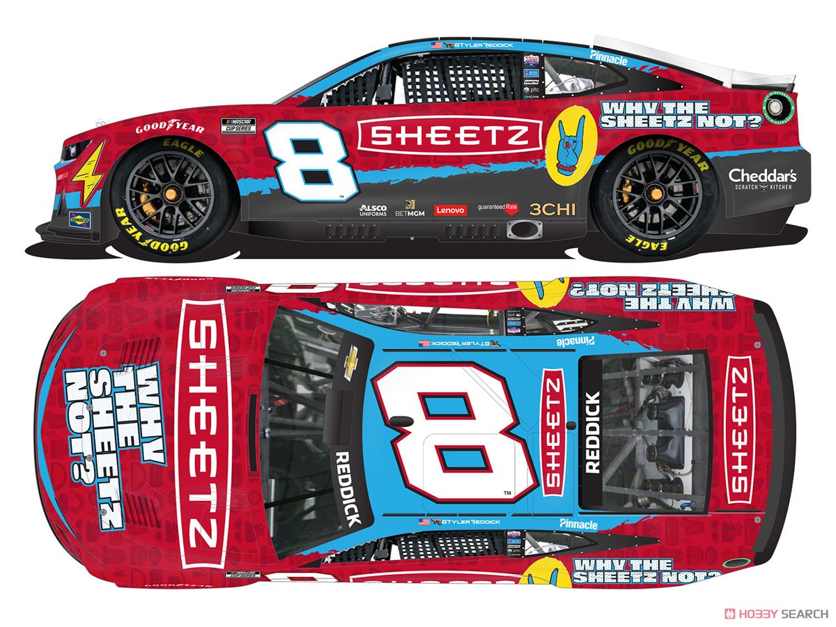 `タイラー・レディック` #8 SHEETZ シボレー カマロ NASCAR 2022 (ミニカー) その他の画像1