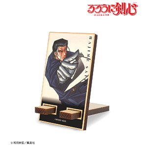 Rurouni Kenshin Full Ver. Vol.6 Cover Illustration Wood Smart Phone Stand (Anime Toy)