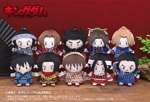 Kingdom Puppella Finger Mascot Collection [Plush] (Set of 10) (Anime Toy)