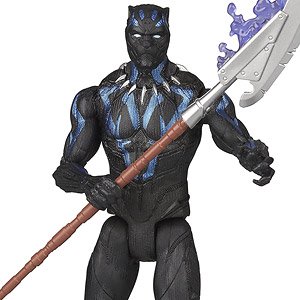 Black Panther - Hasbro Action Figure: 6 Inch / Basic - Black Panther (Vibranium Suit) (Completed)