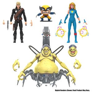 Marvel - Marvel Legends: 6 Inch Action Figure - X-Men Series - Mojoworld 4-Pack [Comic] (Completed)