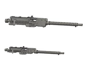 Breda-SAFAT Gun Set (7.7mm x 2 / 12.7mm x 2) (Plastic model)