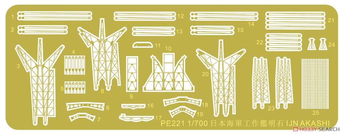 日本海軍工作艦 明石 エッチングパーツ付き (プラモデル) その他の画像1